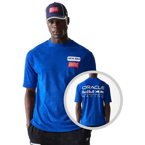 New Era Red Bull Racing Linear Graphic Blue Oversized majica Cene