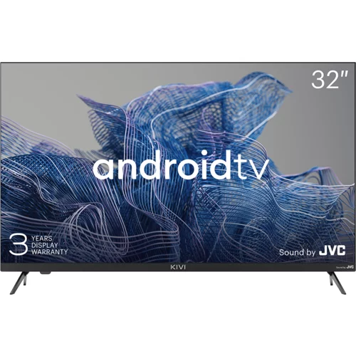  32', HD, Google Android TV, Black, 1366x768, 60 Hz, Sound by JVC, 2x8W, 33 kWh/1000h , BT5, HDMI ports 3, 24 months - 32H750NB