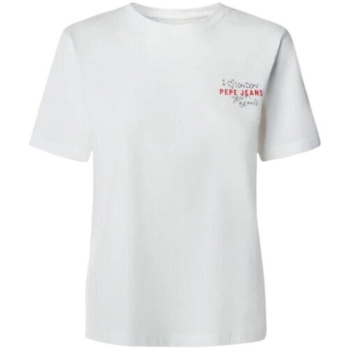 PepeJeans Majice s kratkimi rokavi - Bela Slike