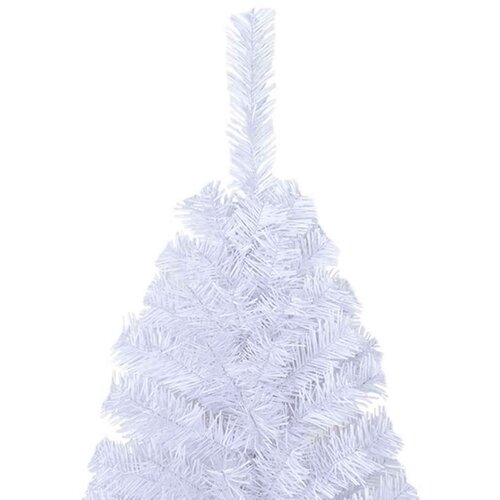 Umjetno božićno drvce s stalakom Bijelo 120 cm PVC i čelik Slike