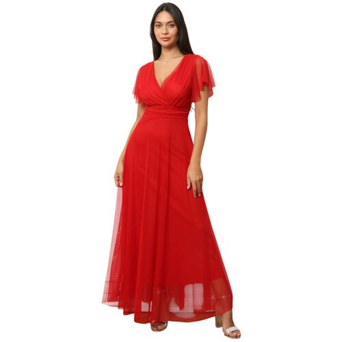 La Modeuse Dolge obleke 74829_P176768 Rdeča Slike
