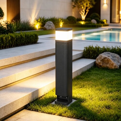 Brilagi Spolja&amp;scaron;nja lampa sa 2 SCHUKO utičnice PILLAR 1xG9/11W/230V IP44 crna Slike