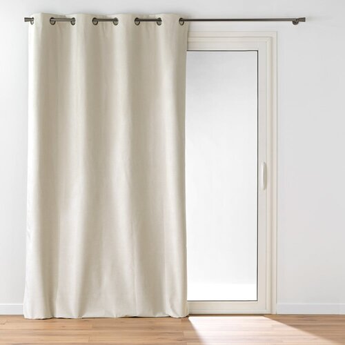 Douceur d int&amp;eacute;rieur Bež žametna zavesa 140x260 cm Olympe &amp;ndash; Slike