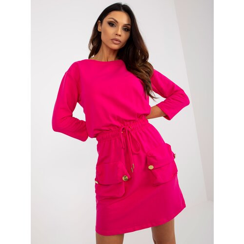 Och Bella Dress-TW-SK-OB-037.20-fuchsia Slike