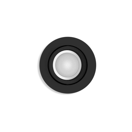 Philips Hue LED vgradni žaromet White &amp;amp; Color Ambiance Centura (RGBW, Premer: 9 cm, Barva ohi&amp;scaron;ja: Črna) Slike