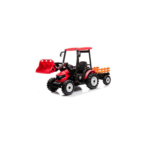  Traktor sa prikolicom i utovarivačem crveni premium oprema 24v7a 12941 Slike