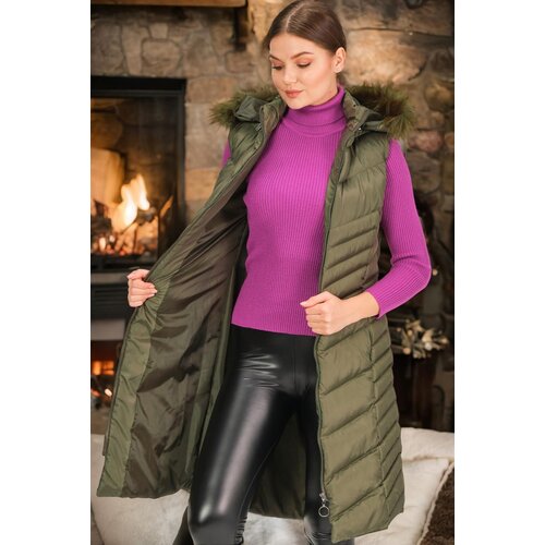 Dewberry Z6725 LADIES' VEST-PLAIN KHAKI Cijene