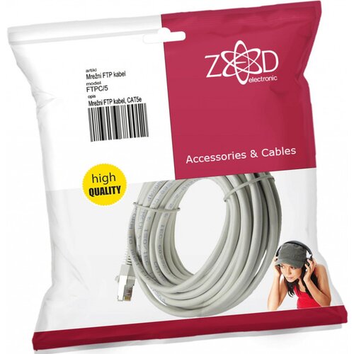 Zed Electronic Mrežni FTP kabel, CAT5E, 5 met - FTPC/5 Cene
