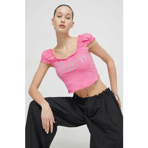 Juicy Couture Top za žene, boja: ružičasta