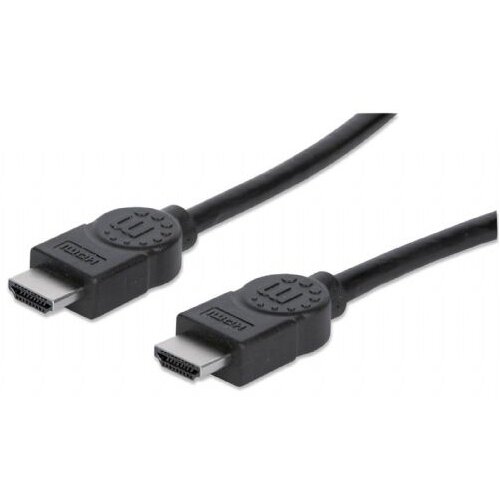 Manhattan HDMI priključni kabel [1x HDMI-utikač <=> 1x HDMI-utikač] 10 m, crn Cijene