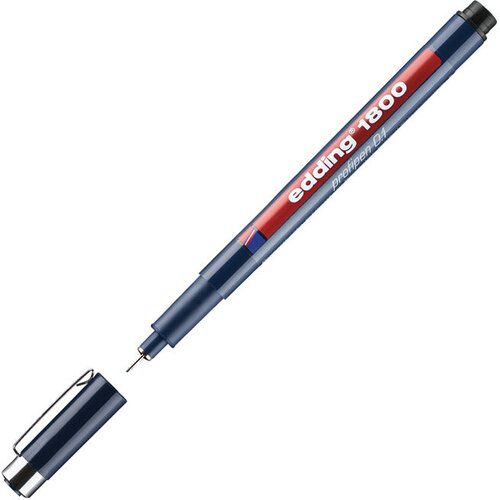 Flomaster ZA TEHNIČKO CRTANJE PROFIPEN 0,1MM EDDING 1800 CRNI Cene