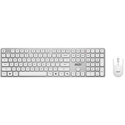 MSI FORGE K210 WIRELESS COMBO bežični set tipkovnica i mi&amp;scaron;, bijeli, US Slike