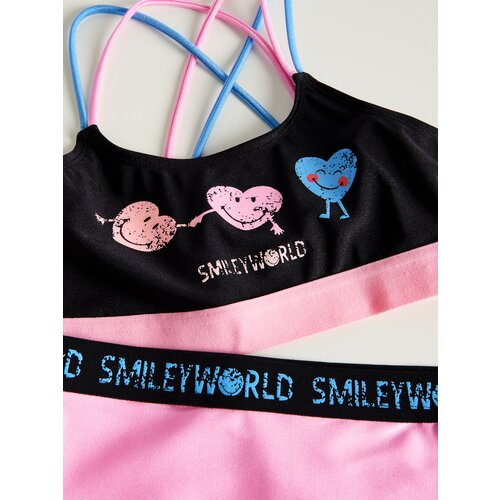 Reserved Dvodelne kopalke SmileyWorld&amp;reg; - Črna Slike