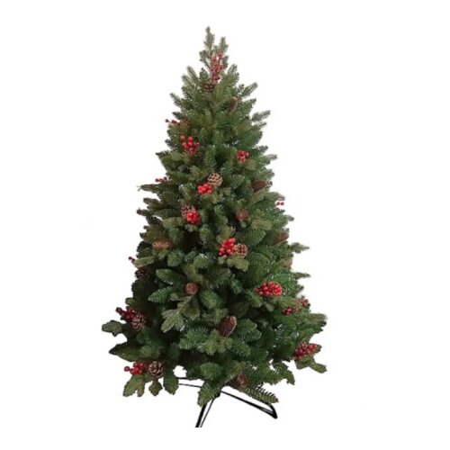  Novogodišnja jelka sa šišarkama 210cm 180879 Cene