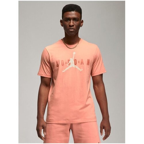 Nike Majice s kratkimi rokavi Air Jordan Wordmark Oranžna Cene