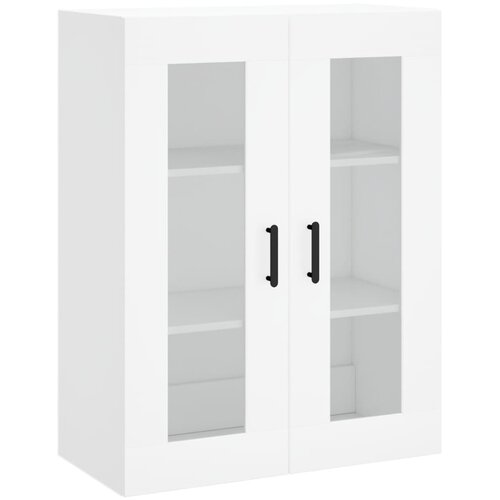 Visoka komoda bijela 69,5x34x180 cm konstruirano drvo Slike