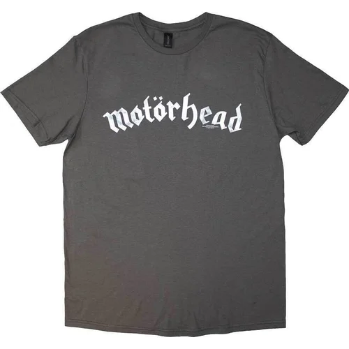 Motörhead Košulja Distressed Logo Unisex Charcoal Grey 2XL