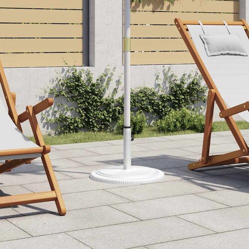  Stalak za suncobran bijeli 45 x 45 x 30 cm od lijevanog željeza Cijene