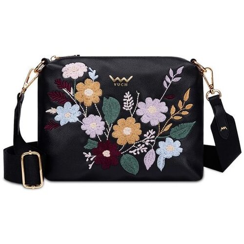 Vuch Crossbody torba Coalie Flowers Black, 17 x 20 cm Cijene