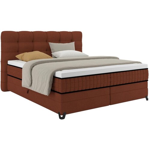 Premium Living Postelja Boxspring Carmen C, Rjava, 160x200 Slike