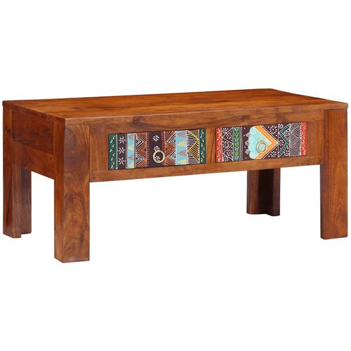 vidaXL Klubska mizica 90x50x40 cm trden akacijev les Cene