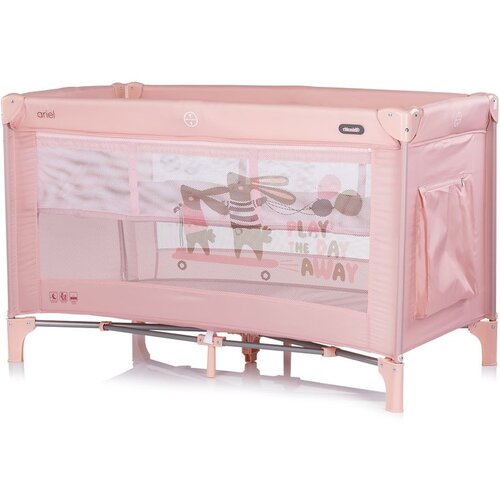 Chipolino putni krevetić Ariel Powder Pink Slike