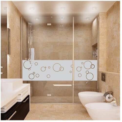 Ambiance vodootporan naljepnica za kupaonicu Bubbles, 200 x 55 cm Slike