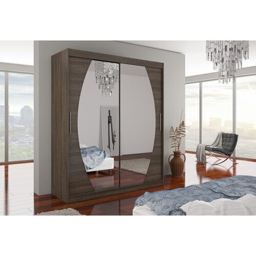 ADRK Furniture ormar s kliznim vratima baltimore 180x215x58 cm Slike