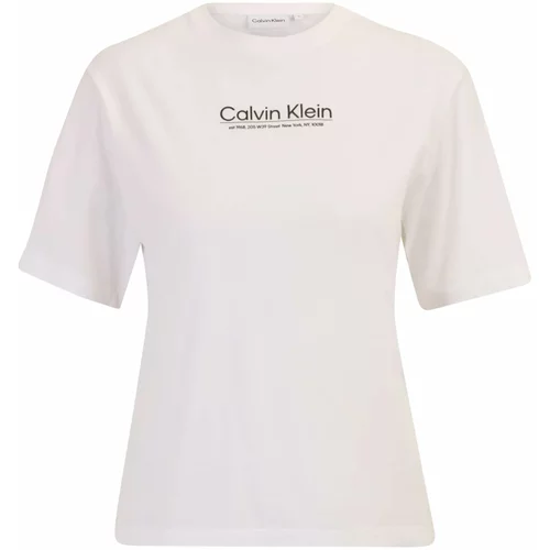 Calvin Klein Majica crna / bijela