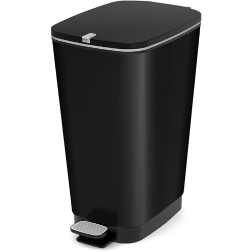 Kis kanta za otpad s nožnim mehanizmom CHIC (45 l, Crne boje, Kutno, Plastika) Cijene