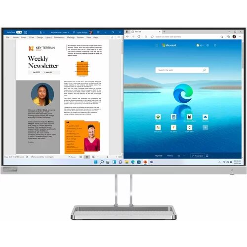 Lenovo Monitor 68,6 cm (27,0") L27i-40 1920x1080 100Hz IPS 4ms VGA 2xHDMI Zvočniki 2x3W sRGB107% FreeSync, (21043432) Cene