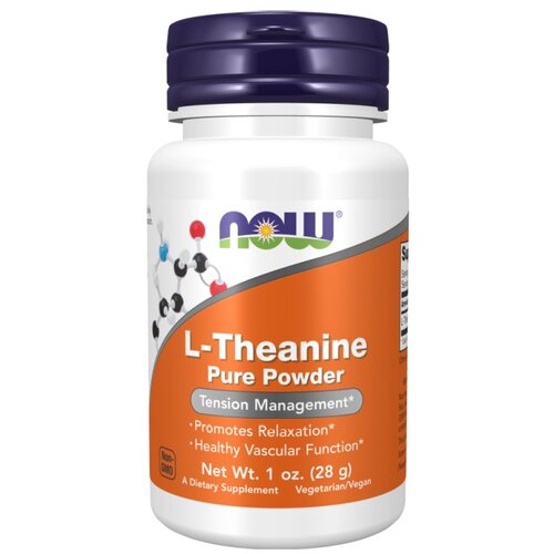 Now Foods L-teanin u prahu NOW (28 g) Slike