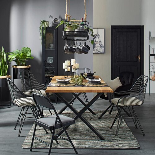 Zandiara jedilna miza oak, divji hrast, 200x100 cm Slike