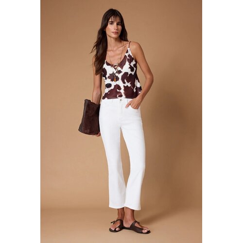 TRENDYOLMILLA ženske pantalone Twoss26Je00199, bela Cene