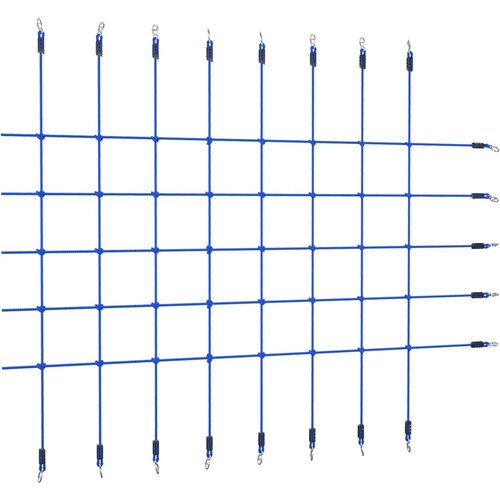 vidaXL Plezalna mreža 200x150 cm modra Cene