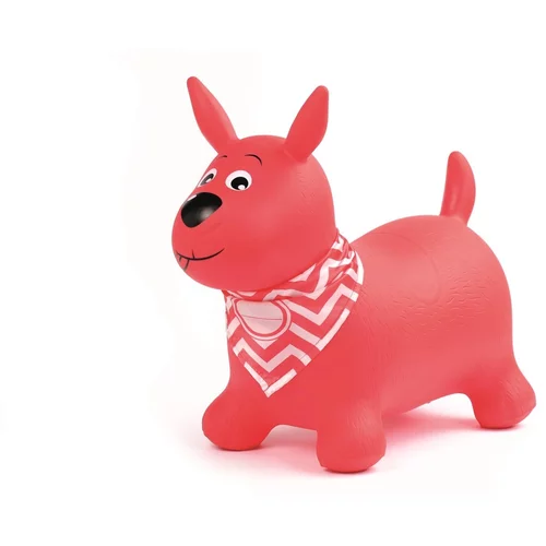 Ludi Skakalna žival pes roza barve