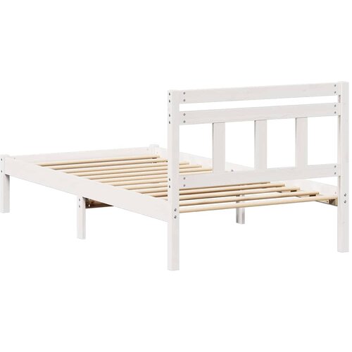  Krevetna konstrukcija Bijelo 80 x 200 cm Čvrsto borovo drvo Slike