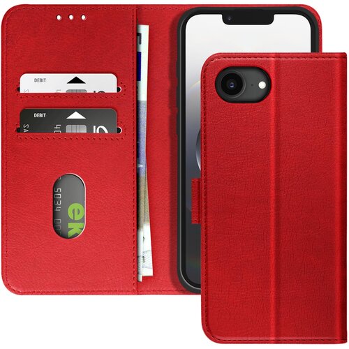 AVIZAR Ohišje za iPhone 16e Clapet Wallet and Video Holder, Rdeča, (5000012366) Cene