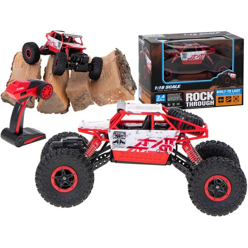 Rc avto na daljinec Rock Crawler 1:18 &ndash; 4WD, 2,4 GHz (rdeča) - Rojstni dan - Najstniki Cene