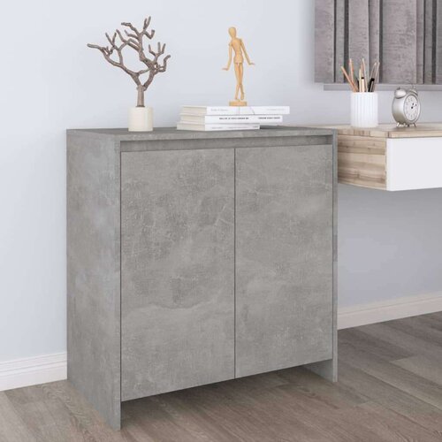 vidaXL Komoda betonsko siva 70x40x73,5 cm iverna plo&scaron;ča Cene