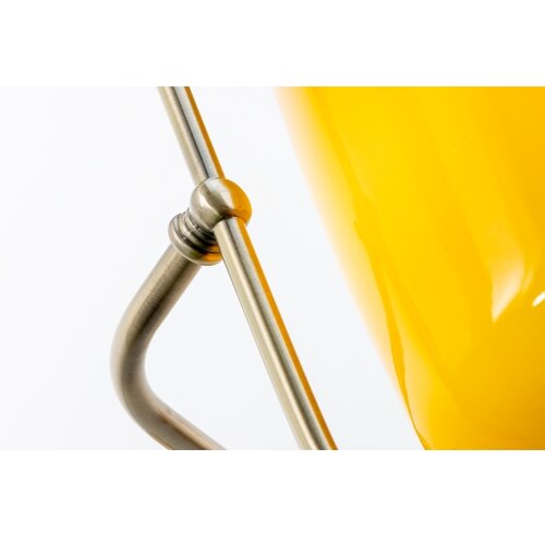  Brilagi - Stona lampa BANK OFFICE 1xE27/60W/230V mesing/narandžasta Slike