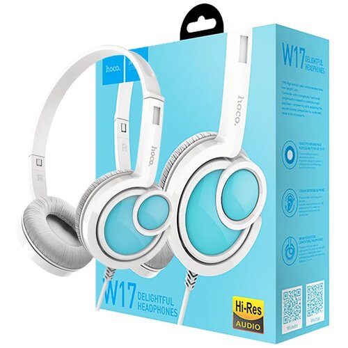 hoco. Slušalice sa mikrofonom, 3.5 mm,dužina kabela 1.5 met,bijela - W17 Delightful Headphones MIC WH Cijene