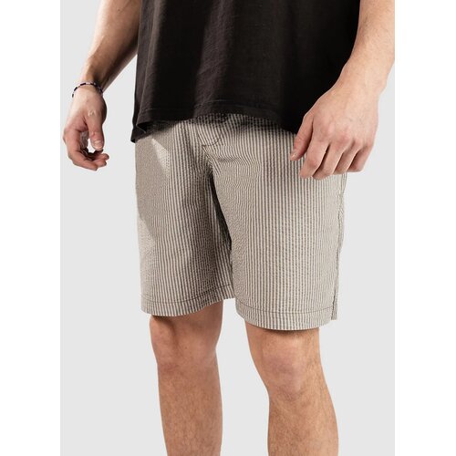 Rhythm Seersucker Kratke hlace olive Cene