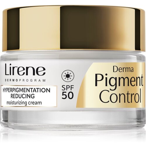 Lirene Derma Pigment Control Cream SPF 50 posvetlitvena vlažilna krema proti pigmentnim madežem SPF 50 50 ml Cene