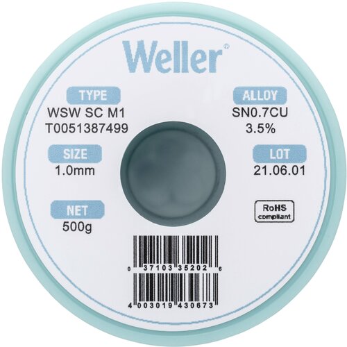Weller WSW SC M1 spajkalna žica\, neosvinčena tuljava Sn0\,7Cu 500 g 1 mm, (20428537) Cene