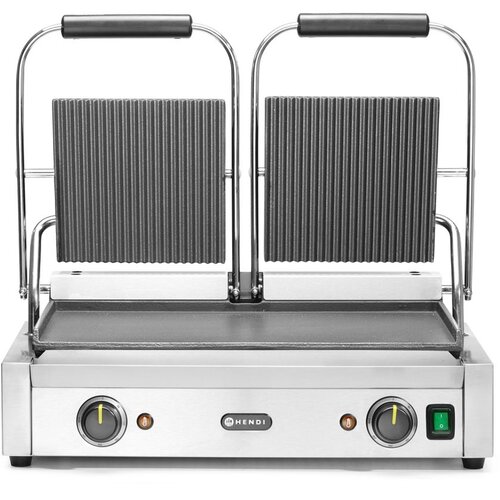 Hendi kontaktni ro&amp;scaron;tilj - dvostruki, rebrasti vrh i glatko dno, 230V/3600W, 570x375x(H)216mm Slike