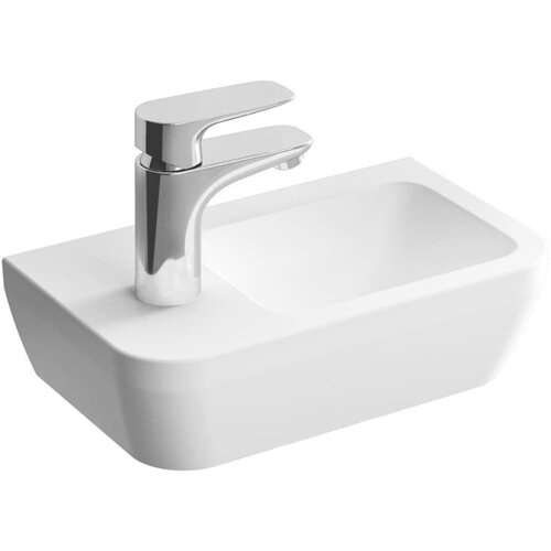 Vitra 7090-003-0028 Integra 37 x 22 cm leva izvedba keramični umivalnik z odprtino za armaturo Slike