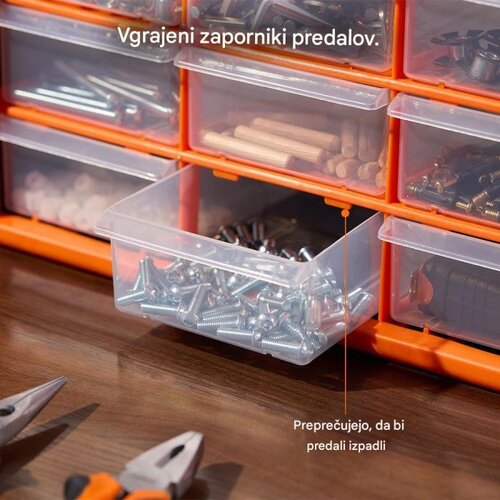 Vonhaus 44-dijelni organizator 16x50x39cm Slike