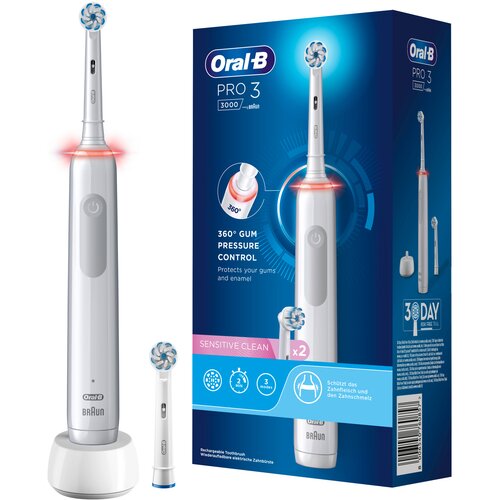 Oral-b Pro 3 3000 Sensitive Clean White Cene