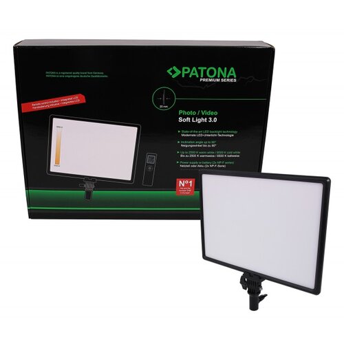 Patona Premium LED meko foto Video svjetlo 3.0 SL-288ARC Slike